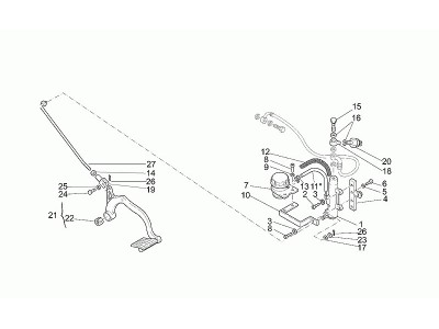Αντλία φρένου πίσω